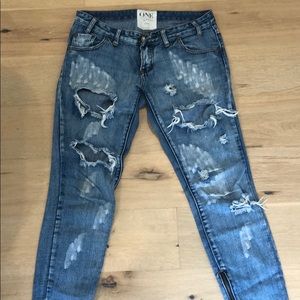 One teaspoon boyfriend jeans